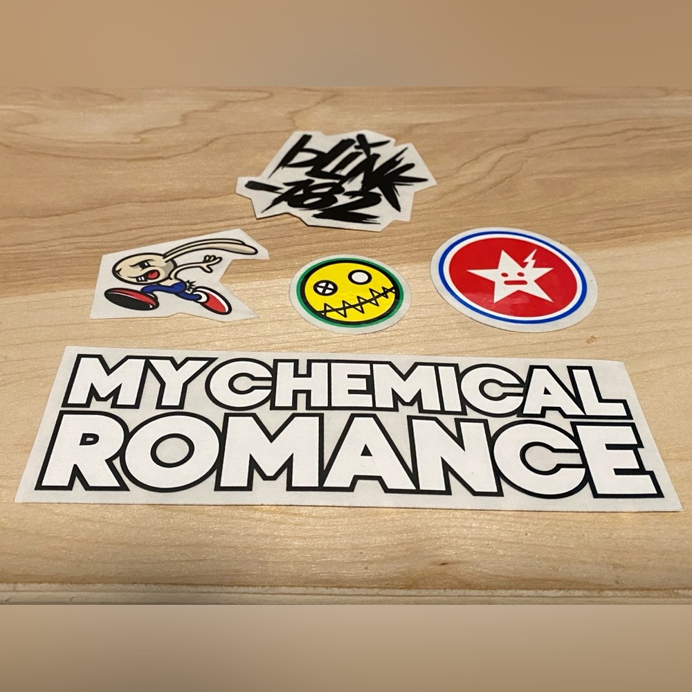 My Chemical Romance and blink 182 Stickers